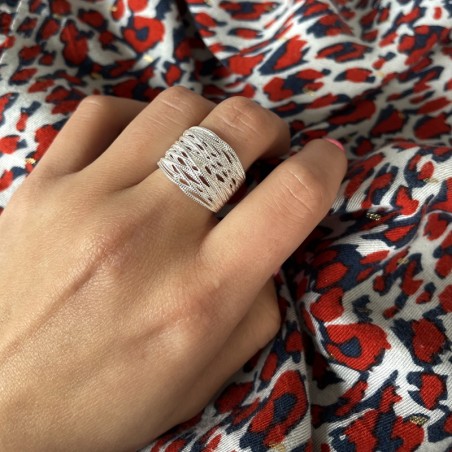 Bague anneau croisé 2025
