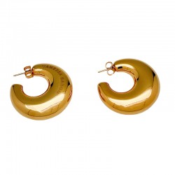 Grandes créoles MOON EARRING GOLD - VANESSA BARONI