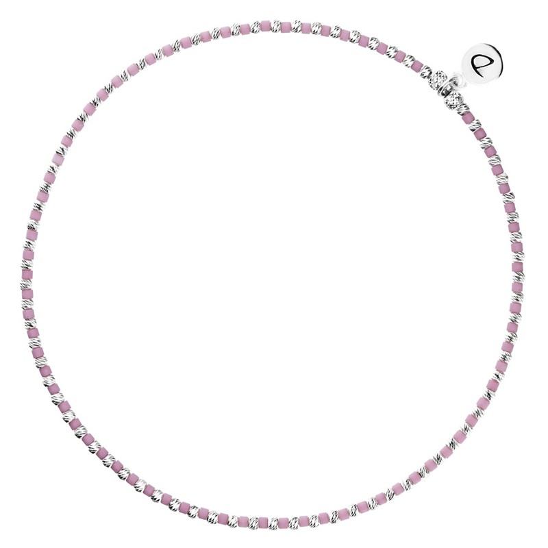 Chevillère élastique fine JAVA ROSE FRAMBOISE - DORIANE Chevillère élastique fine JAVA ROSE FRAMBOISE - DORIANE