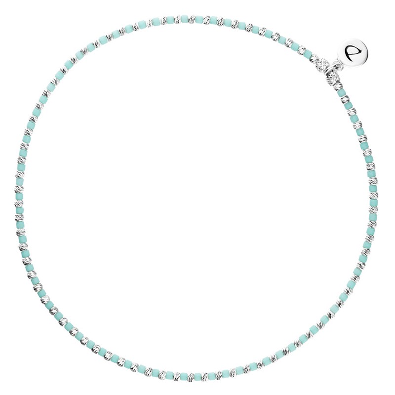 Chevillère élastique fine JAVA TURQUOISE - DORIANE Chevillère élastique fine JAVA TURQUOISE - DORIANE