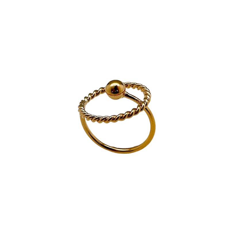 Bague Ajustable Fine Dorée - Sans Marque, Neuve Sans Emballage, Parfaite Pour Un Look Minimaliste