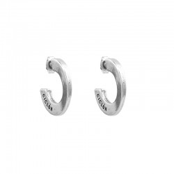 Boucles d'oreilles créoles SIRA Métal - Anneaux ouverts ciglés  CICLON