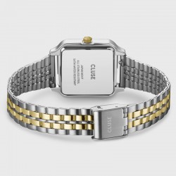 Montre Gracieuse Steel Bicolour Silver Gold cadran carré & bracelet oyster