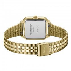 Montre Gracieuse Steel Gold Color cadran carré & bracelet oyster