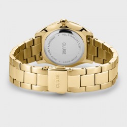 Montre Féroce Petite Steel Tyger's Eye Gold, cadran rond Oeil de tigre