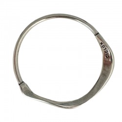 Bracelet jonc fermé SOL Y LUNA métal - Anneau rond, anneau aplati design TAILLE S