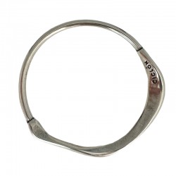 Bracelet jonc fermé SOL Y LUNA métal - Anneau rond, anneau aplati design TAILLE M