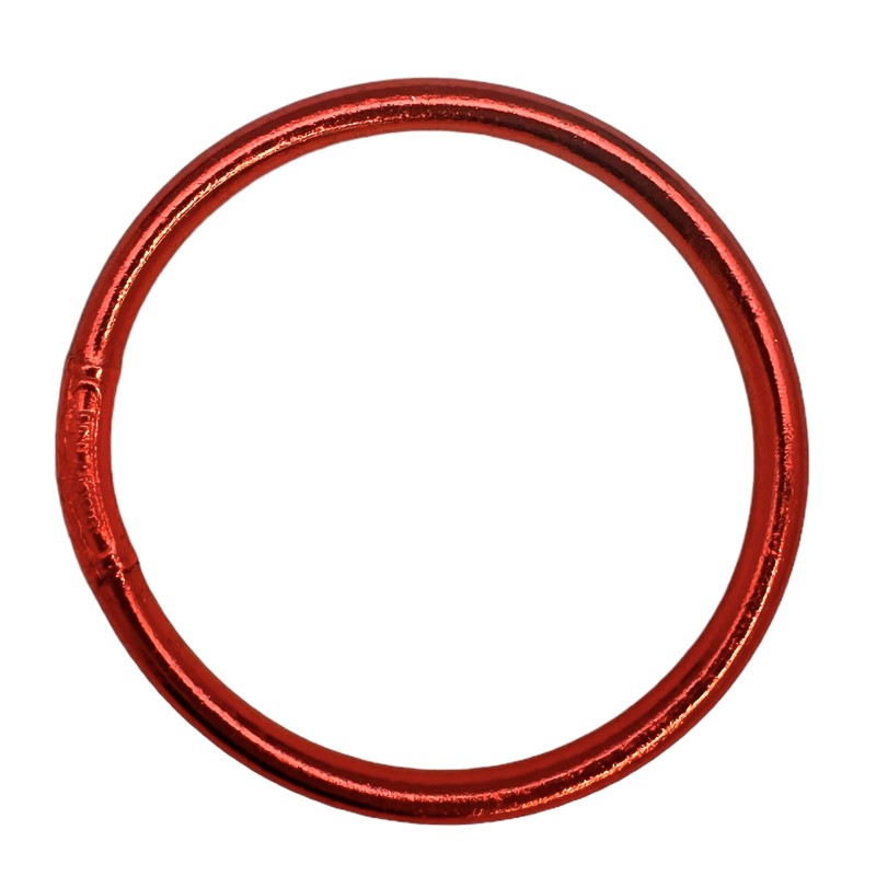 Bracelet Jonc Bouddhiste à mantra ROUGE COEUR épais TAILLE S Bracelet Jonc Bouddhiste à mantra ROUGE COEUR épais TAILLE S