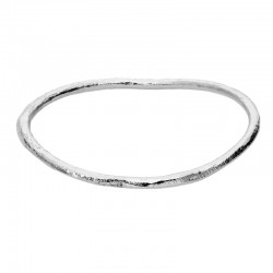 Bracelet Jonc Amok ACHIL Argent Fil rond & irrégulier - 2 tailles - ARGELOUSE