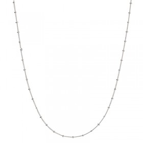 Collier fin en Argent 65 cm - Chaîne fine & Petites boules - DORIANE Bijoux