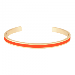 Bracelet jonc ouvert BANGLE Tangerine doré - Bangle Up