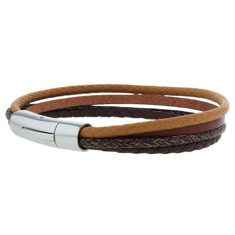 Bracelet jonc personnalisée en acier inoxydable, mixte